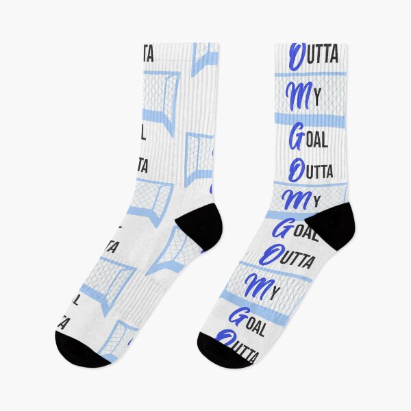 Item preview, OMG - Outta My Goal Hockey Goalkeeper Blue designed and sold by ❤ stickers by bee ❤.