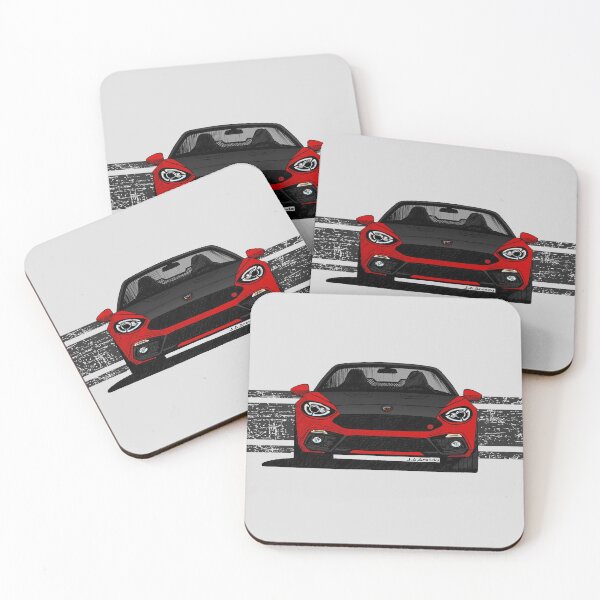 Item preview, My drawing of the Italian sports Spider in red designed and sold by designjaag.