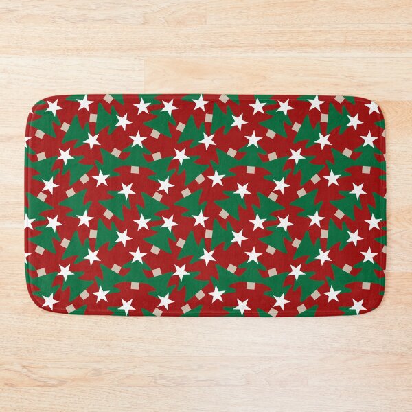 Item preview, Happy Christmas Tree Holiday Pattern designed and sold by Siu-Hong Mok.