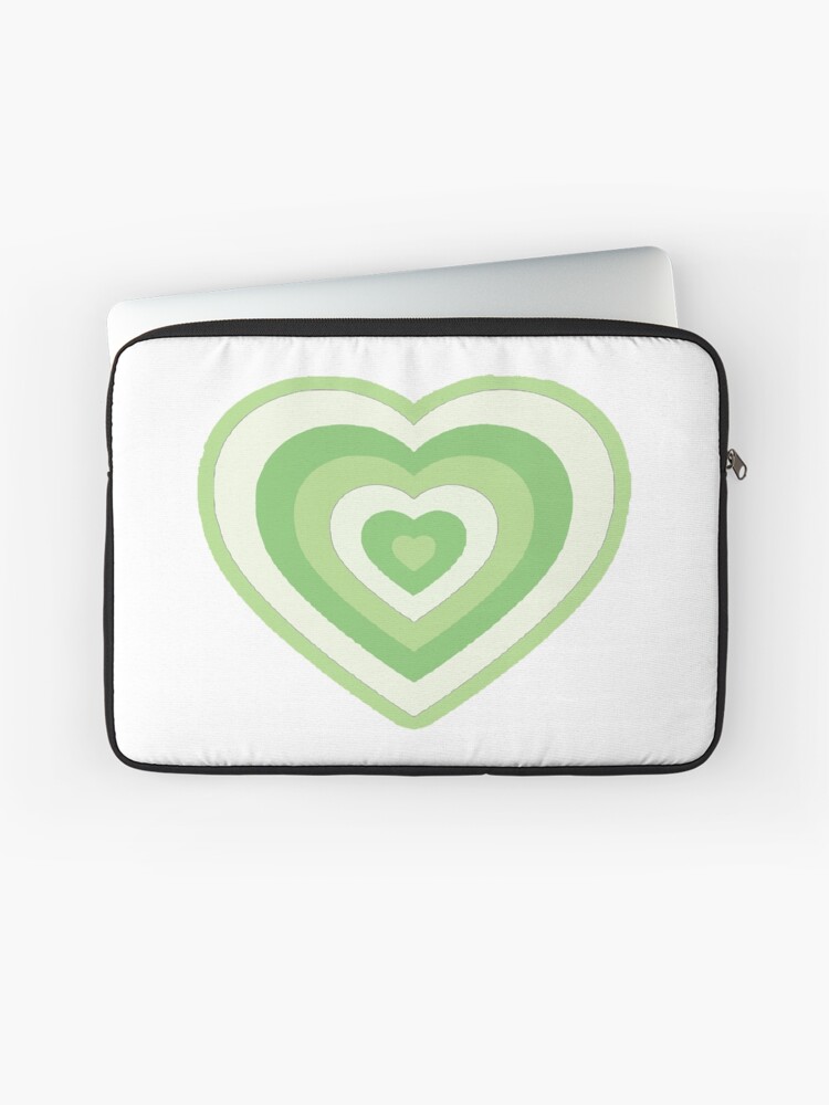 lime green powerpuff girls heart Laptop Sleeve