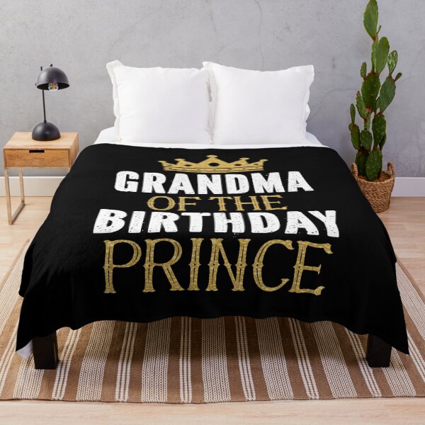 Item preview, Grandma Of The Birthday Prince Boys Bday Party Gift For Him graphic designed and sold by Grabitees.
