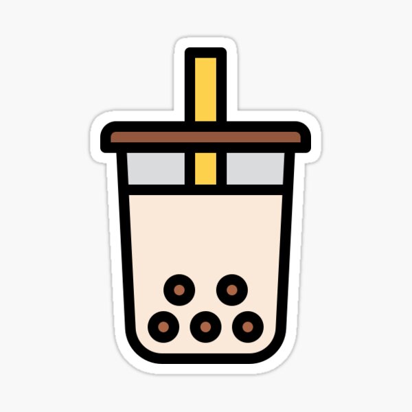 Cup of hot chocolate design Sticker