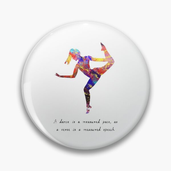 Item preview, Ballet Quote A Dance Is A Measured Pace Quote Art designed and sold by vividpixelusa.