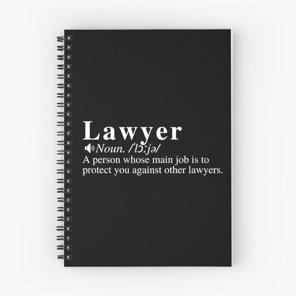 Item preview, Funny Lawyer Definition: A person whose main job is to protect you against other lawyers.  designed and sold by mind-illusions.