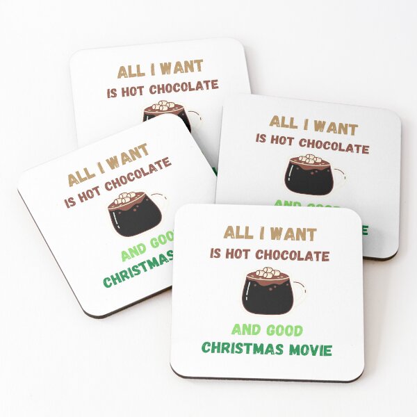 Item preview, All I Want Is Hot Chocolate And Good Christmas Movie designed and sold by Levet.