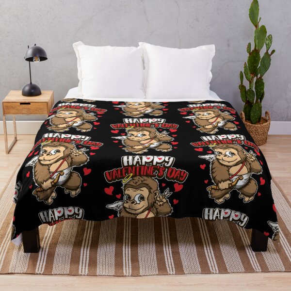 Item preview, Valentine's Gorilla - Sweet Cupid Animals designed and sold by anziehend.
