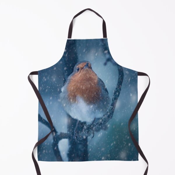 Item preview, Winter Robin in the Snowy Winter Garden. Perfect gift idea for Robin bird lover. designed and sold by Kipcio.