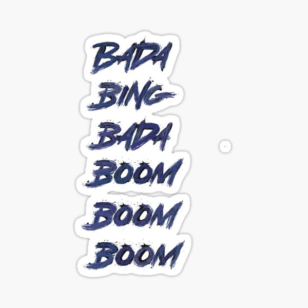 Blackpink Bada Bing Bada Boom Sticker By Vylettebloom Redbubble