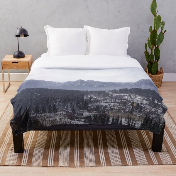 Item preview, Foggy mountain on a winter day designed and sold by CreativeAMD.