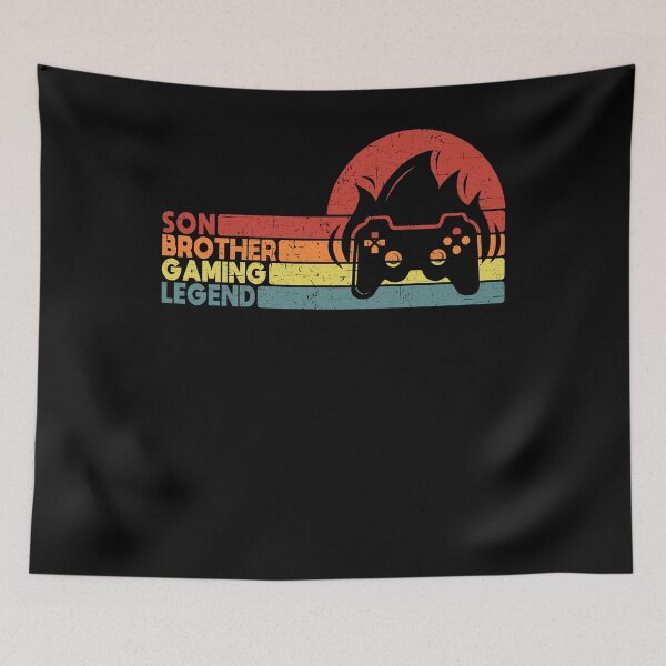 Item preview, Son Brother Gaming Legend Gamer Gifts For Teen Boys Gaming Vintage designed and sold by HeroTee.