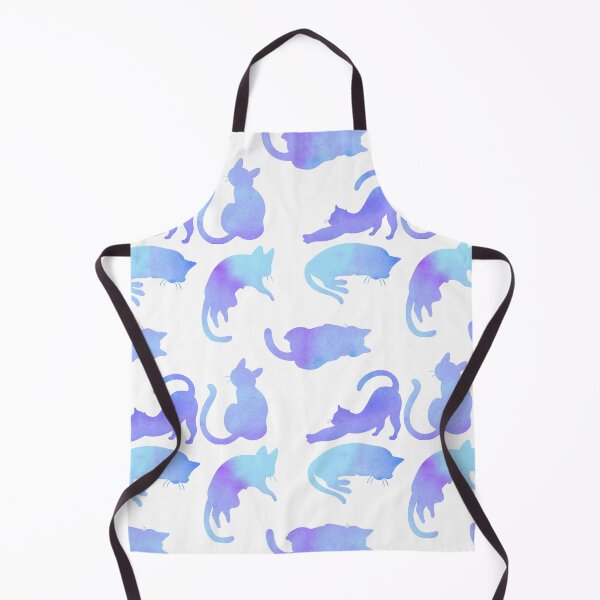 Item preview, Blue Watercolor Cats designed and sold by Hedda Young.