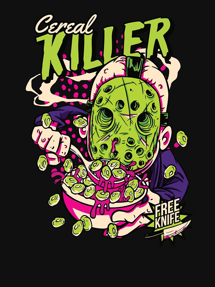 Thumbnail 7 of 7, Classic T-Shirt, Cereal killer designed and sold by Marczack.