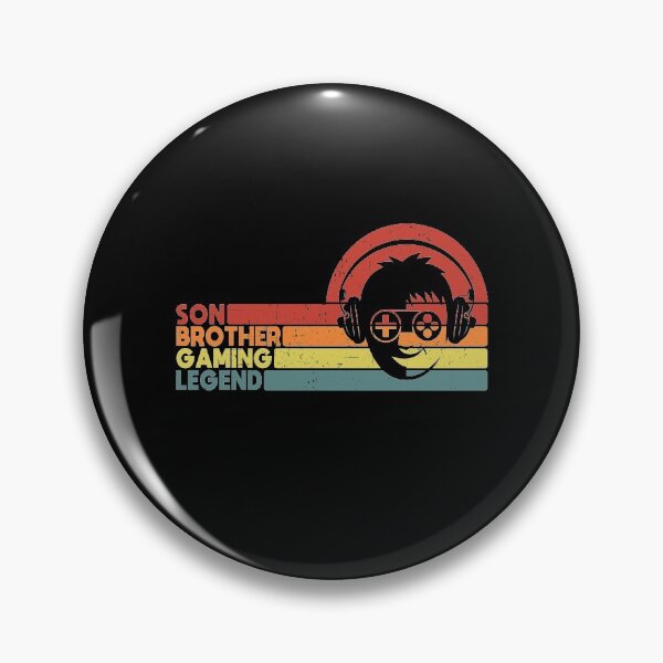 Item preview, Son Brother Gaming Legend Gamer Regalos para adolescentes Niños Gaming Vintage designed and sold by HeroTee.