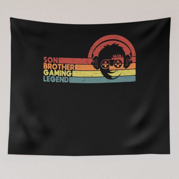 Item preview, Son Brother Gaming Legend Gamer Gifts For Teen Boys Gaming Vintage designed and sold by HeroTee.