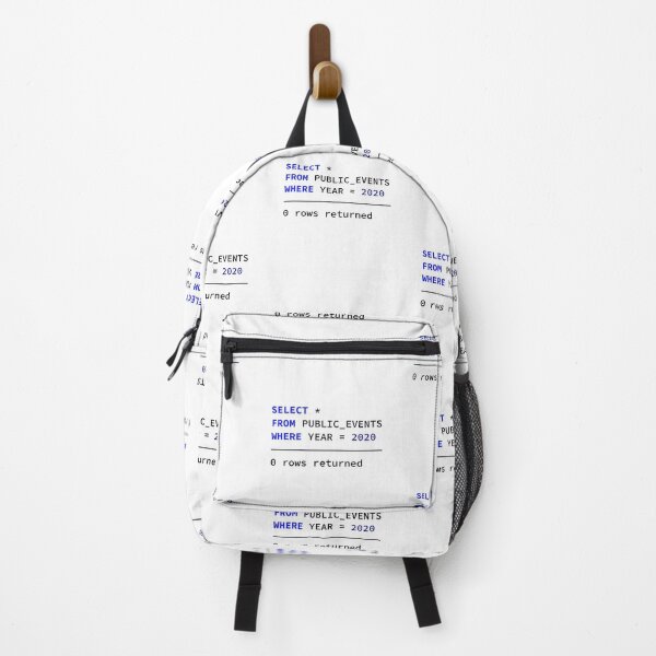 Item preview, Select Public Events 2020, 0 Rows Returned, Database Developer, SQL Query, Software Engineer, Computer Science, Fullstack Developer, Programming Humor designed and sold by Max-Wear.