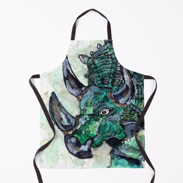 Item preview, Green Triceratops Dinosaur designed and sold by Sebastian Grafmann.