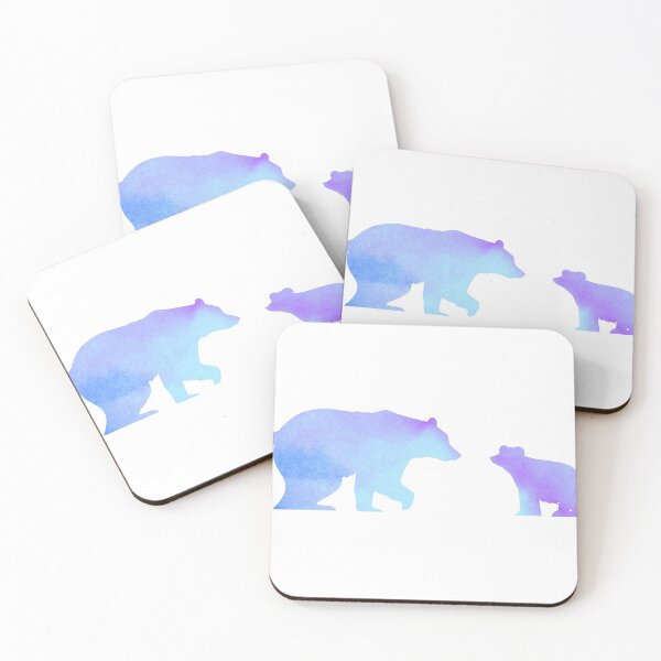 Item preview, Blue Watercolor Bears designed and sold by Hedda Young.