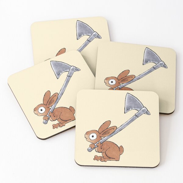 Item preview, Axe-wielding Rabbit CREAM version designed and sold by Jackoburra.
