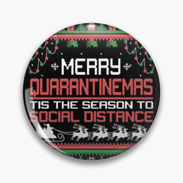 Item preview, Merry Quarantinemas | Tis the season to Social Distance designed and sold by papijandi.