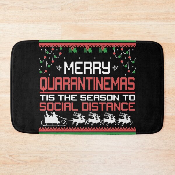 Item preview, Merry Quarantinemas | Tis the season to Social Distance designed and sold by papijandi.