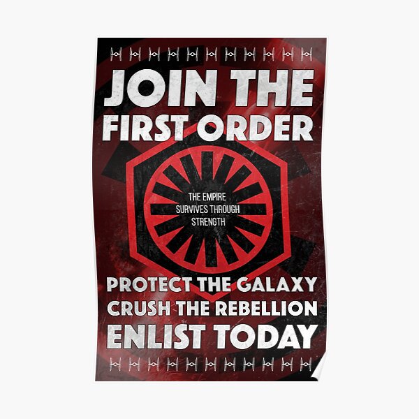 First Order Recruitment Poster Poster