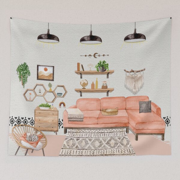 Item preview, Bohemian style room  designed and sold by Lisa Casineau.