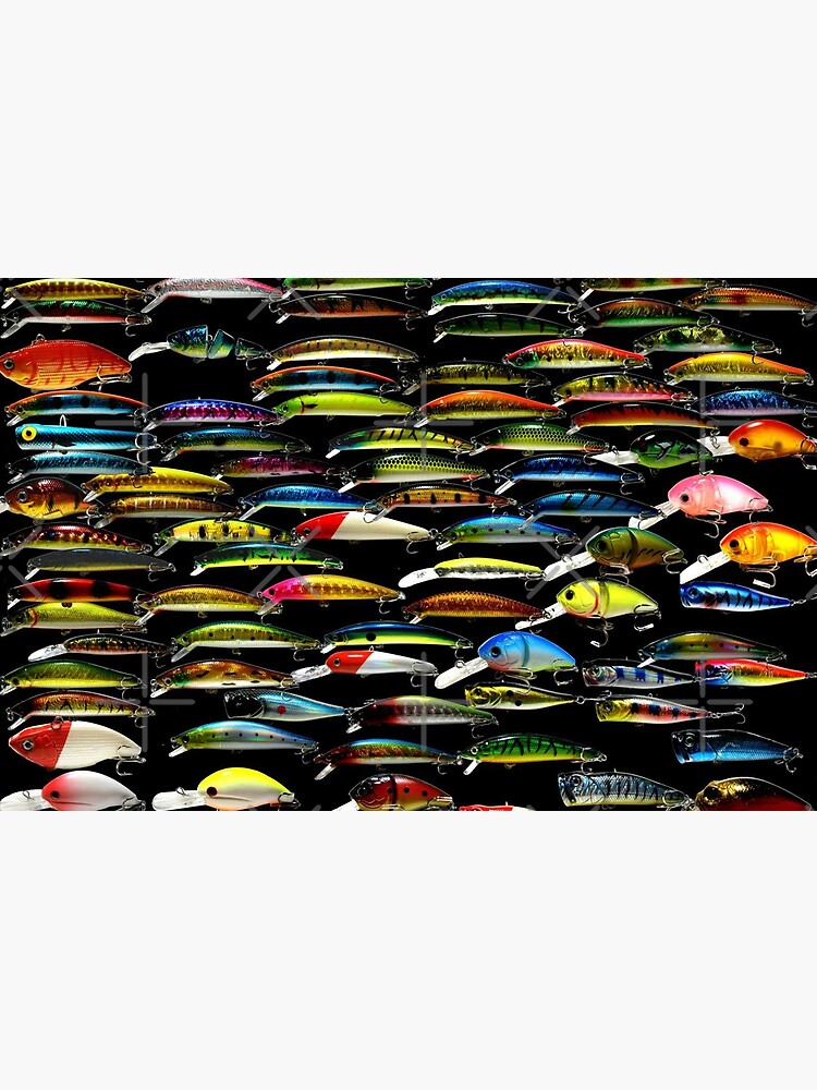 Fishing Lures Pattern Art Photo by gologodesigns