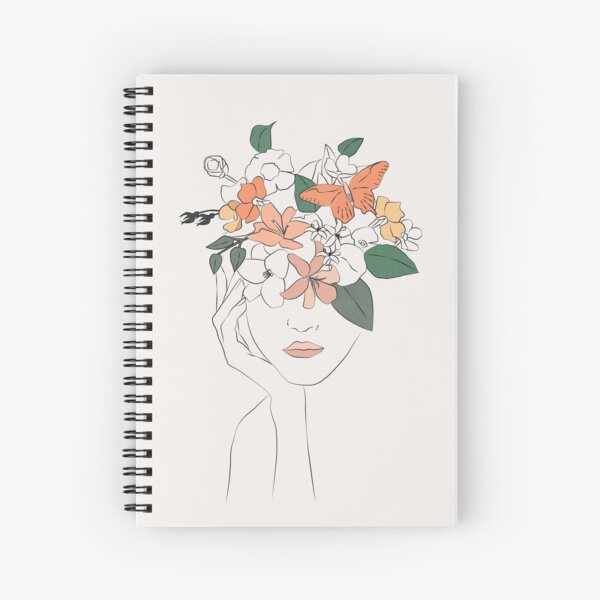 flowers girl Spiral Notebook