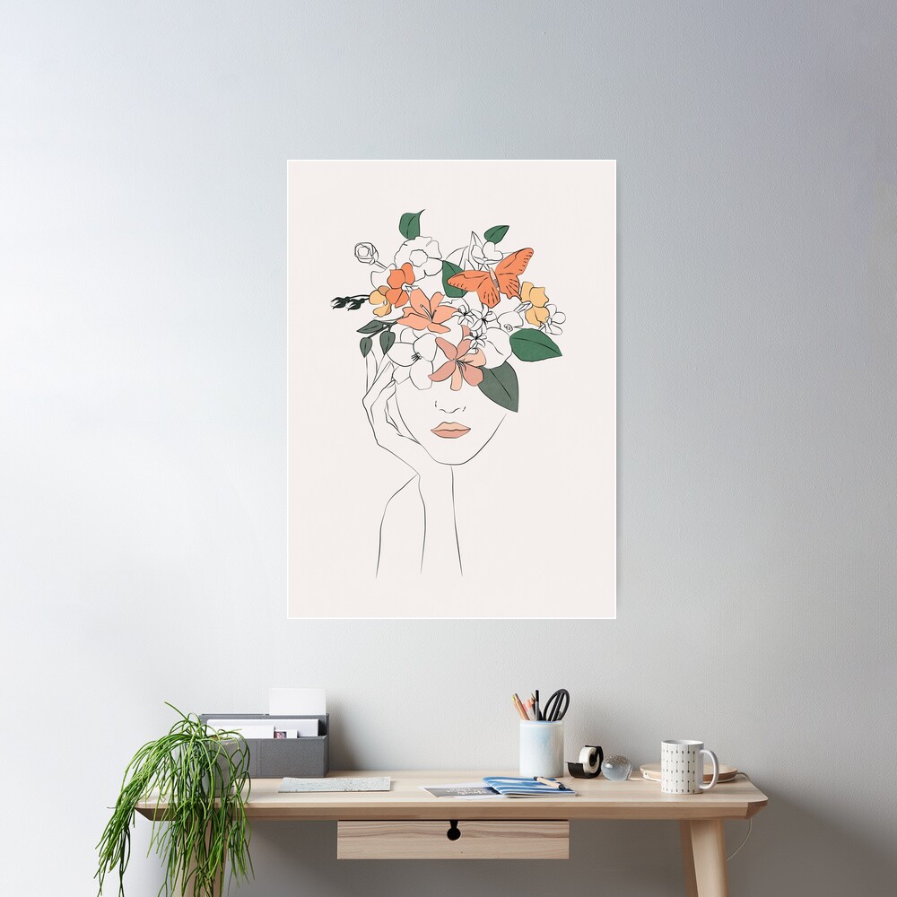 flowers girl Poster