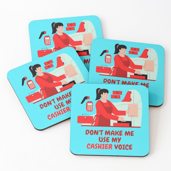 Item preview, Don't Make Me Use My Cashier Voice designed and sold by Mamibo.