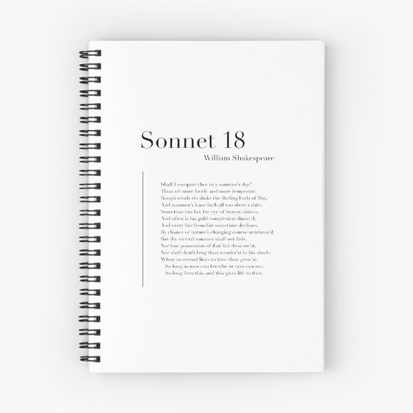 Item preview, Sonnet 18 by William Shakespeare designed and sold by wisemagpie.