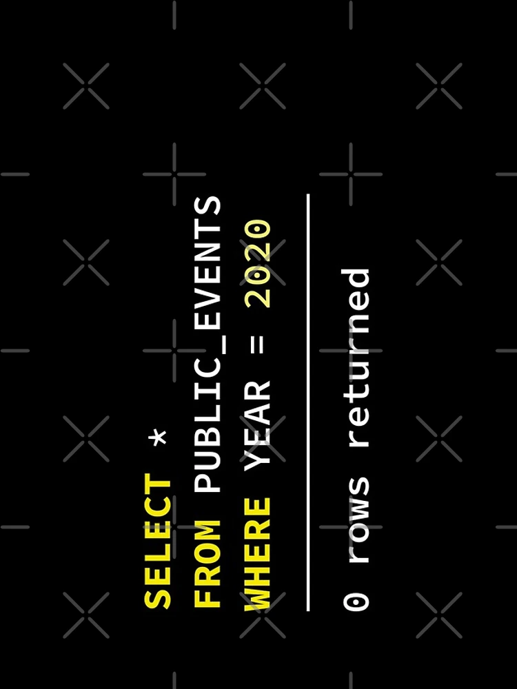 Thumbnail 4 of 4, Samsung Galaxy Phone Case, Select Public Events 2020, 0 Rows Returned, Database Developer, SQL Query, Software Engineer, Computer Science, Fullstack Developer, Programming Humor, Dark Background designed and sold by Max-Wear.