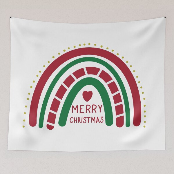 Item preview, Christmas Rainbow. Winter holidays design designed and sold by LaBelezoka.