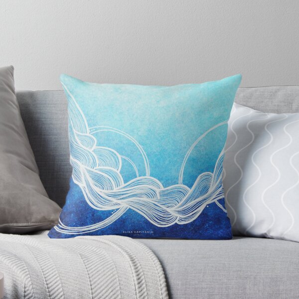 Summer Feelings Throw Pillow