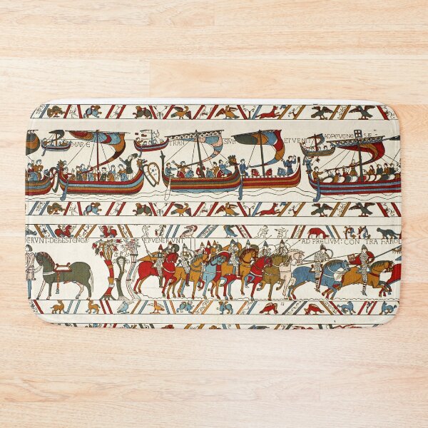 Item preview, THE BAYEUX TAPESTRY ,BATTLE OF HASTINGS ,NORMAN KNIGHTS AND VIKING SHIPS designed and sold by BulganLumini.