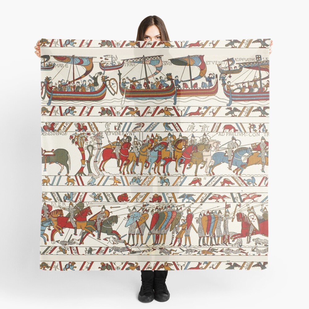 "THE BAYEUX TAPESTRY ,BATTLE OF HASTINGS ,NORMAN KNIGHTS AND VIKING