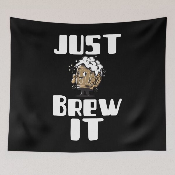 Item preview, Just brew it on dark tee shirts designed and sold by max-art-lvl.