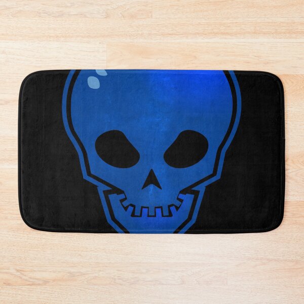 Item preview, Blue skull designed and sold by manuvila.