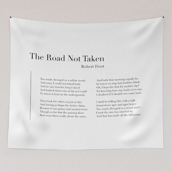 Item preview, The Road Not Taken by Robert Frost designed and sold by wisemagpie.