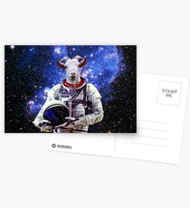 Goat Astronaut In Space Postcards