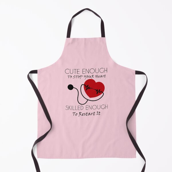 Item preview, Cute Enough To Stop Your Heart Skilled Enough To Restart It, Funny Nurse Gift, Medical Student Gift idea, Doctor Nursing Student Registered designed and sold by Shozon.
