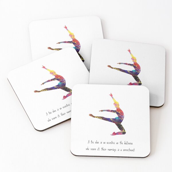 Item preview, Ballet Quote A Toe Shoe Is As Eccentric Quote Art designed and sold by vividpixelusa.