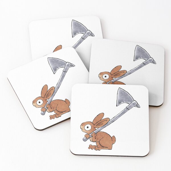 Item preview, Axe-wielding Rabbit designed and sold by Jackoburra.