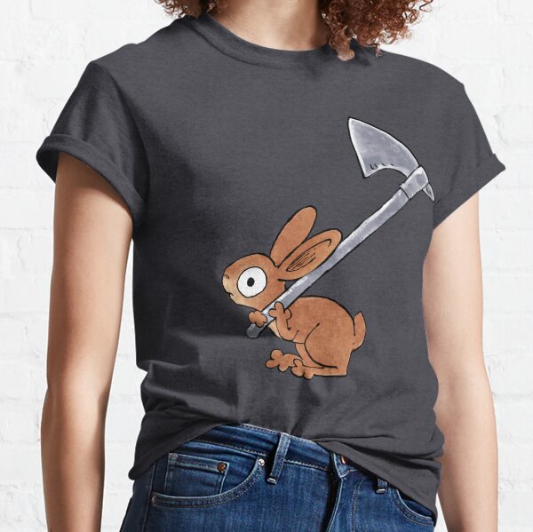 Axe-wielding Rabbit Classic T-Shirt