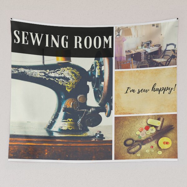 Item preview, Vintage Sewing Room Poster  designed and sold by diverseidentity.