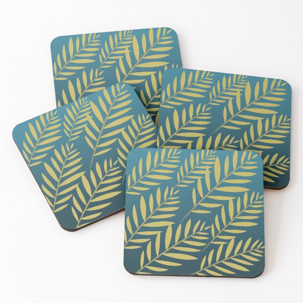 Item preview, Blue and Gold Leaves designed and sold by SunfullyYours.