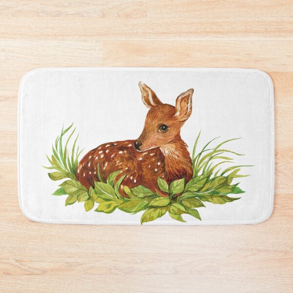 Item preview, Little fawn, watercolor illustration designed and sold by mitrushova.