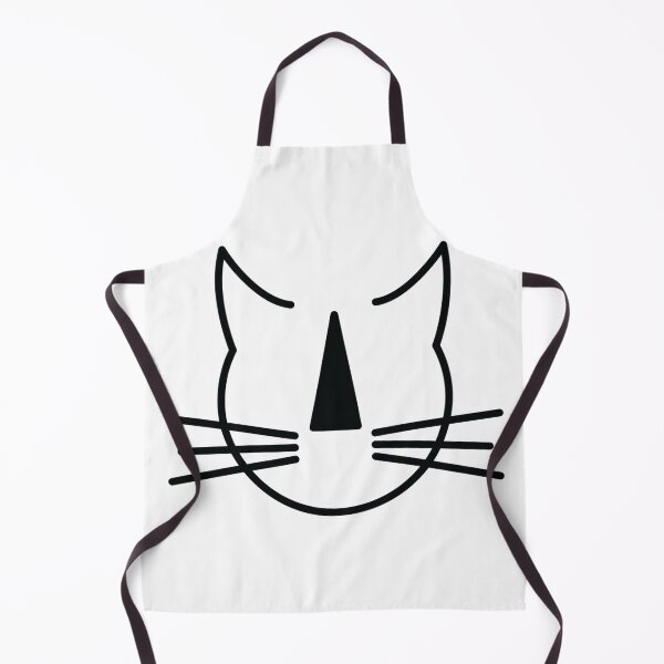 Item preview, Stripey Nosed Cat Club (black outline, NO background) designed and sold by Hidn20.