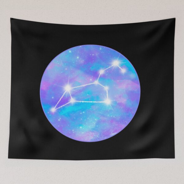 Item preview, Zodiac sign test Leo stars and galaxy designed and sold by orangerinka.