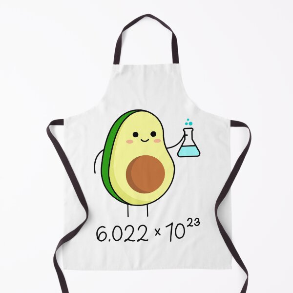 Item preview, Avogadro's Number Pun. Cute Avocado Chemist designed and sold by TashaVector.